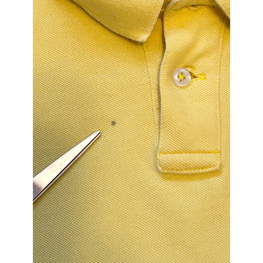 Polo Ralph Lauren Boys Yellow Cotton Pique Short Sleeve Polo Shirt Size 4/4T